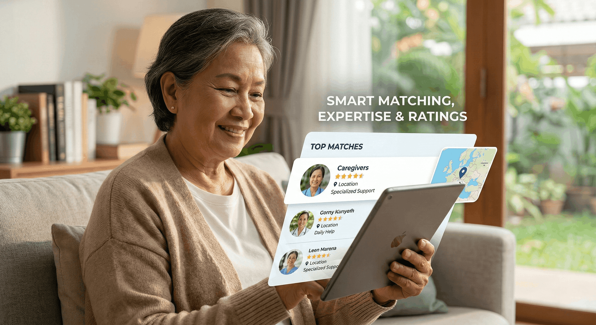 Caregiver and careseeker